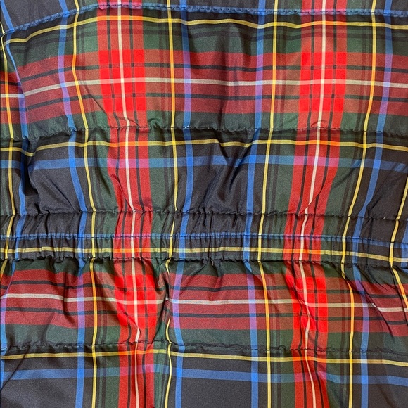 NEW! Talbots Down Plaid Puffer Quilted Vest -Two Way Zipper Closure. Small. - Picture 12 of 12